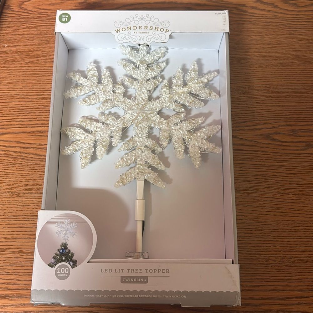 Led Lit Tree Topper Twinkling‎